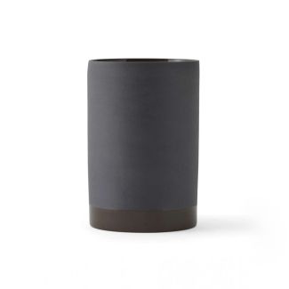 Small Minimalist Ceramic Cylindrical Vase