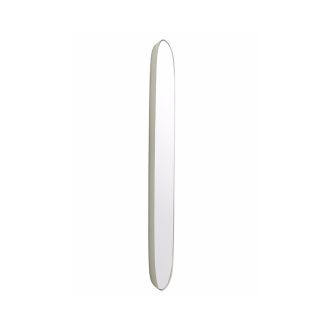 Gray Large Decorative Colored Glass Framed Mirror