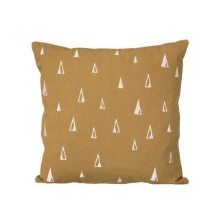 Embroidered Organic Cotton Decorative Cushion