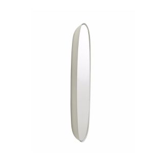 Gray Small Decorative Colored Glass Framed Mirror