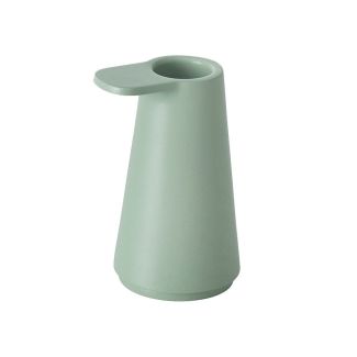 Green Weighted Cast Aluminum Candlestick Holder