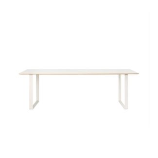 White Large Minimalist Plywood Dining Table